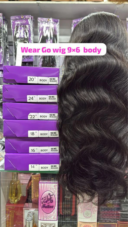 Wear and Go Body Wave Wig (9x6 human hair)