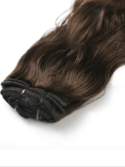 Brown Wave Clip-ins